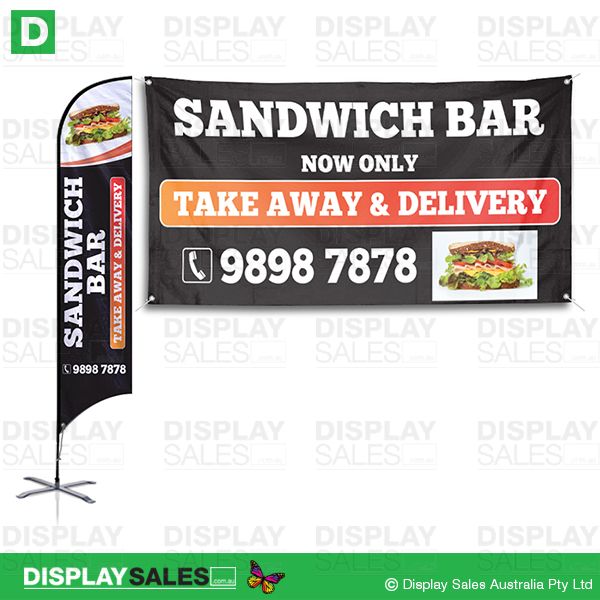 TAKE AWAY Sandwich Bar sign Package deal