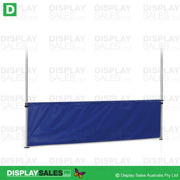 Folding Marquee (3x3) - Half Wall Panel, Blue - (Fabric Panel only !)