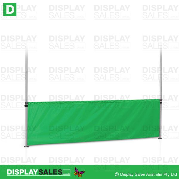 Folding Marquee (3x3) - Half Wall Panel, Green - (Fabric Panel only !)