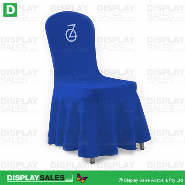 Custom Printed Pleated Banquet Chair Skirt