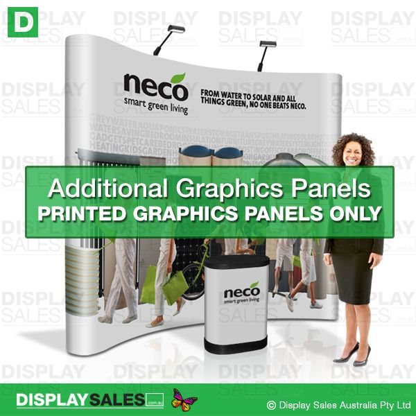 Replacement Graphics Panel For 8ft Curved Popup Display  (Panels only !)