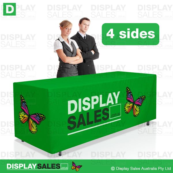 Fitted Table Cloth - Full Colour Printed (Custom Printed)