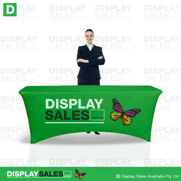 Stretch & Fitted Table Cloth - Full Colour Printed (Custom Printed)