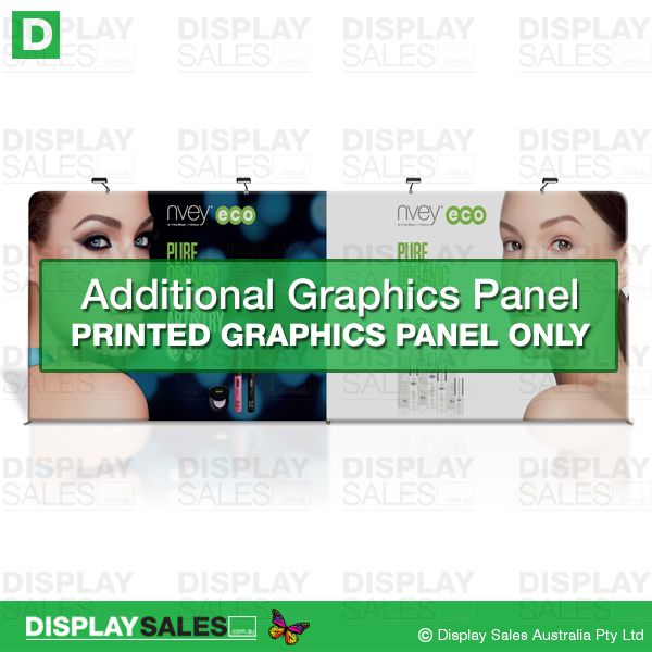 Replacement Graphics Panel For 20ft Straight Wavleine Display  ( Fabric Panel only ! )