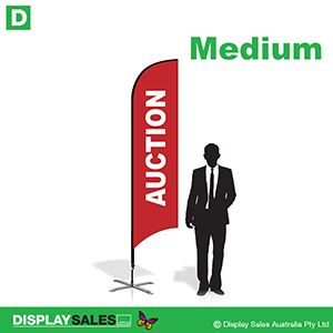 Feather Stock Flag Medium - "AUCTION"
