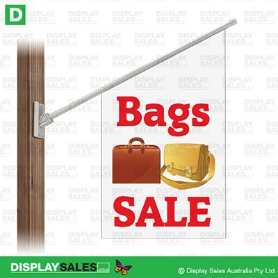 Point-sign flag -  "BAGS SALE"