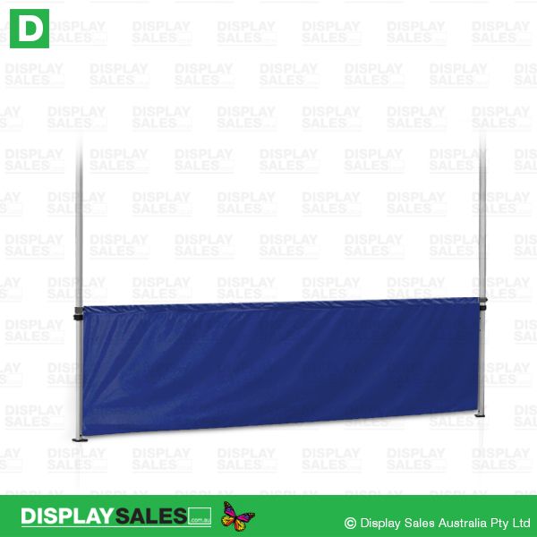 Folding Marquee (3x3) - Half Wall Panel, Blue - (Fabric Panel only !)