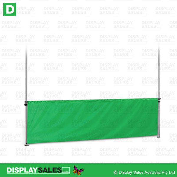 Folding Marquee (3x3) - Half Wall Panel, Green - (Fabric Panel only !)