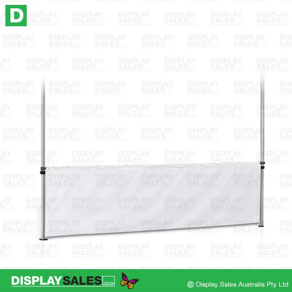 Folding Marquee (3x3) - Half Wall Panel, White - (Fabric Panel only !)