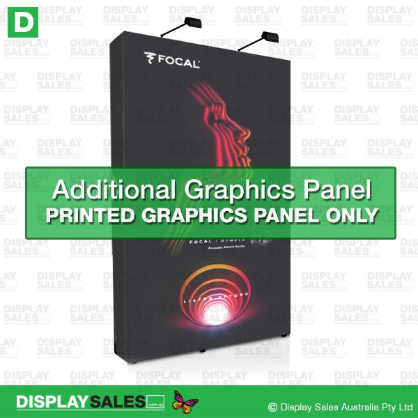 Replacement Graphics Panel For 6ft Fabric Popup Display  ( Fabric Panel only ! )