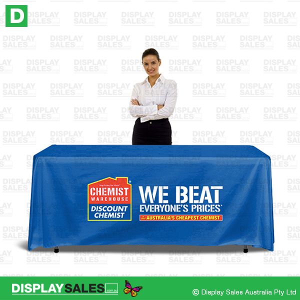 Deluxe 4 Sided Table Cloth - Full Colour Printed (Custom Printed)