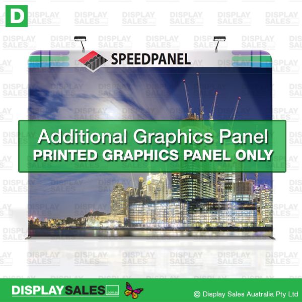 Replacement Graphics Panel For 10ft Straight Wavleine Display  ( Fabric Panel only ! )