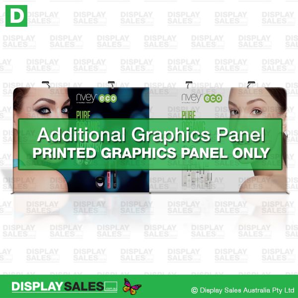Replacement Graphics Panel For 20ft Straight Wavleine Display  ( Fabric Panel only ! )