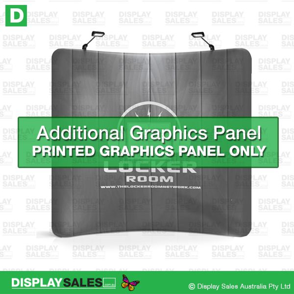 Replacement Graphics Panel For 8ft Curved Wavleine Display  ( Fabric Panel only ! )