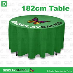 Round Table Cloths (1820mm Diameter) - Full Colour Printed (Custom Printed)