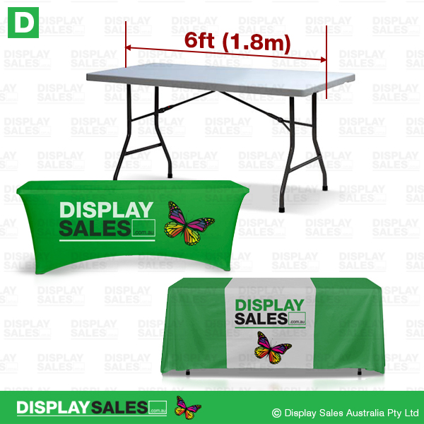 6 foot Table - Printed Table Cloths