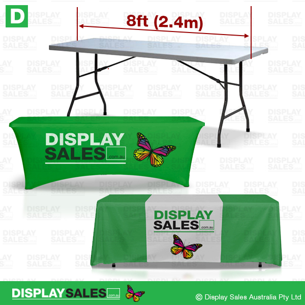 8 foot Table - Printed Table Cloths