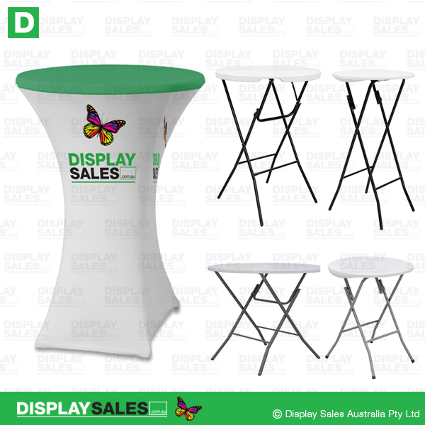 Bar Cocktail Round table Stretch Printed Table Cover