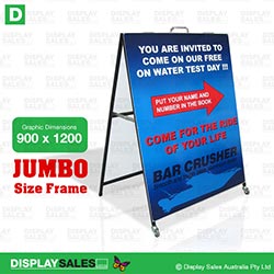 Colourbond A-Frame, Including 900mm X 1200mm Full Color Print (Double Sided)