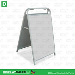 Steel A-Frame WHITE - Blank, No Print (Double Sided)
