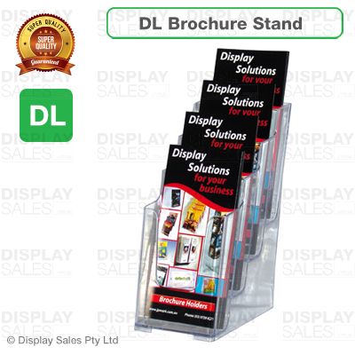 DL 4 Pocket - 4-Tier Brochure Holder - 77701