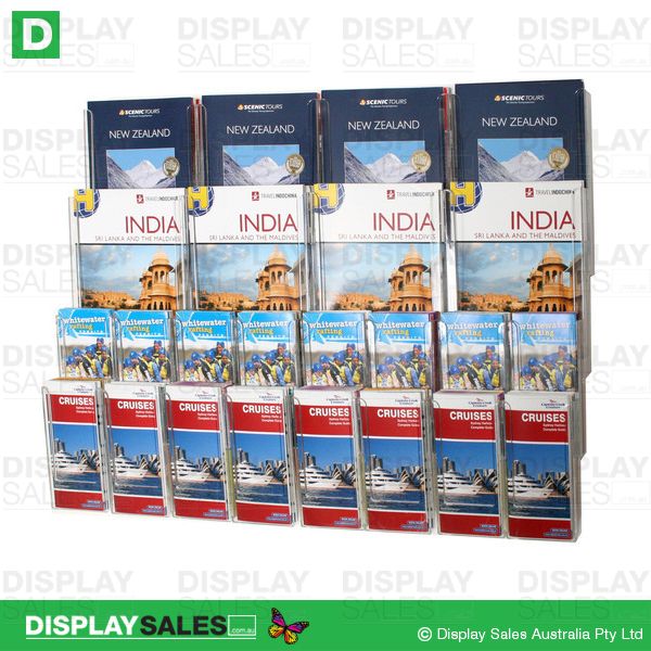 8 X A4 Pocket + 16 X DL Standard Linking Wall Display Kits