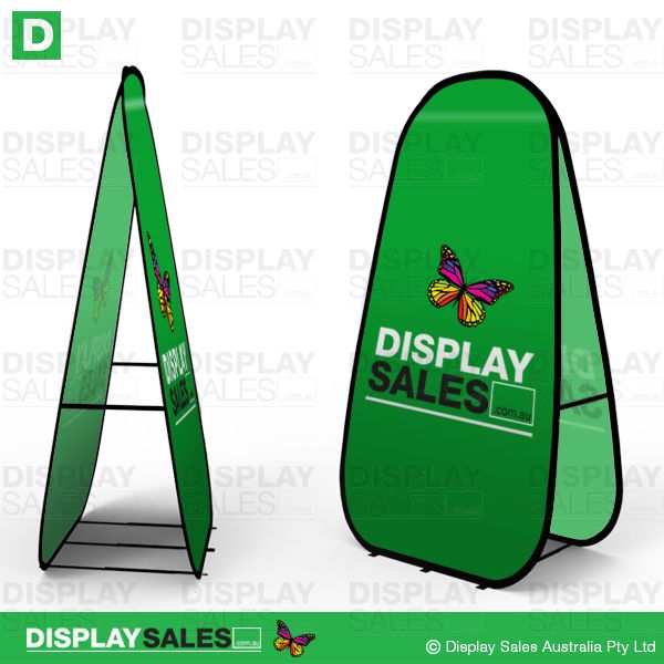 Vertical Popup A-Frame, Including Full Color Print (Double Sided)