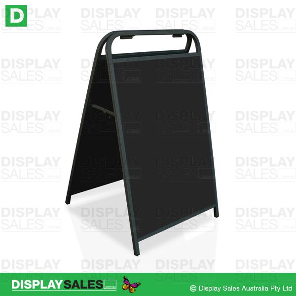 Steel A-Frame BLACK - Blank, No Print (Double Sided)