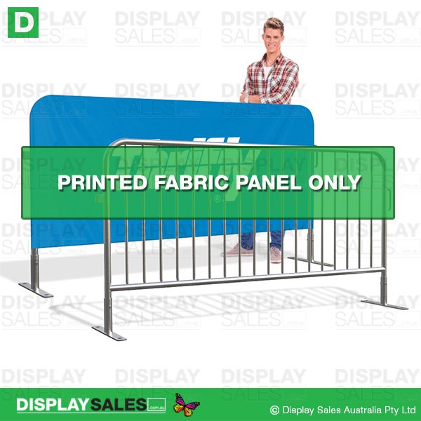 Galvanized Crowd Control Barriers - Replacement Print