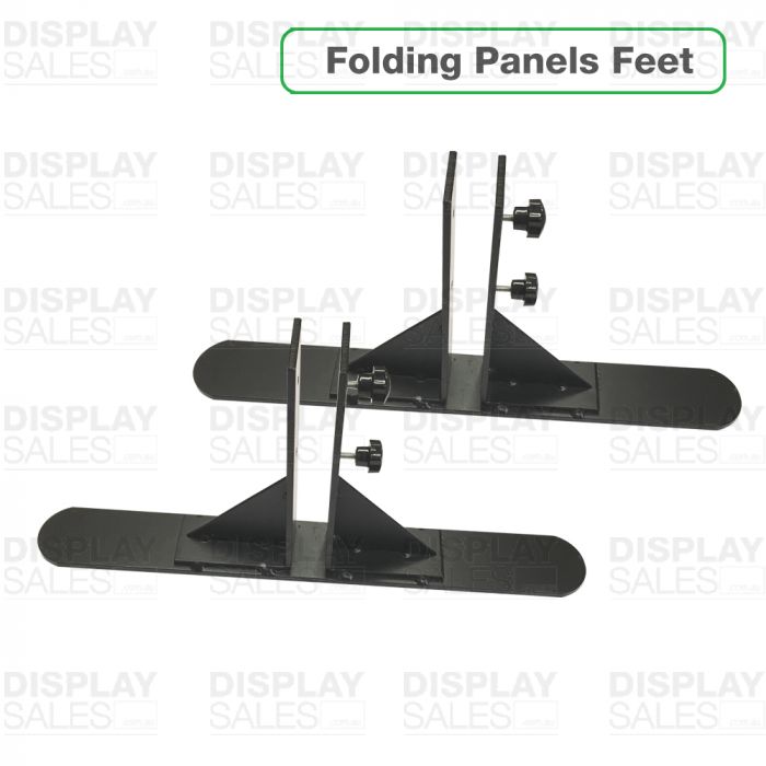Folding Panels Displays - Steel Heavy Feet