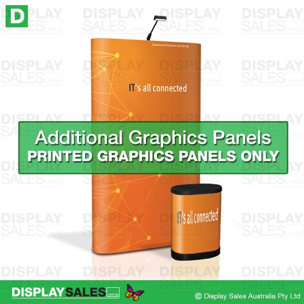 Replacement Graphics Panel For 4ft Straight Popup Display  (Panels only !)