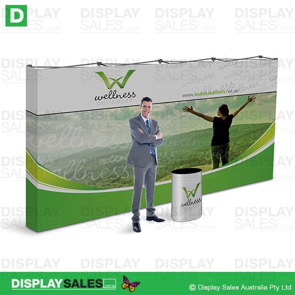 Fabric Popup Media Wall Package