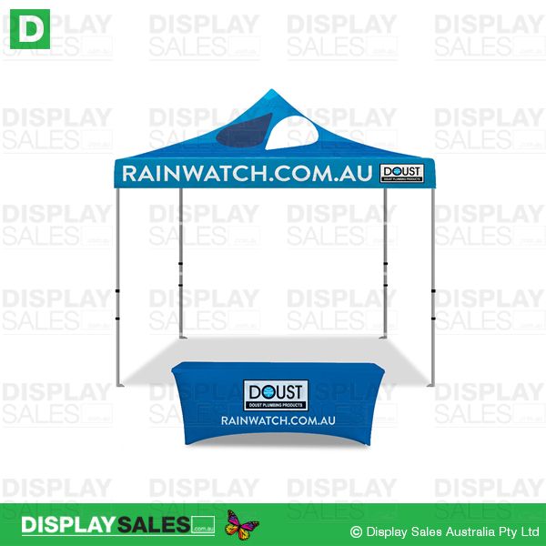 Custom Printed (3 X 3) Marquee + Table Cloth Package