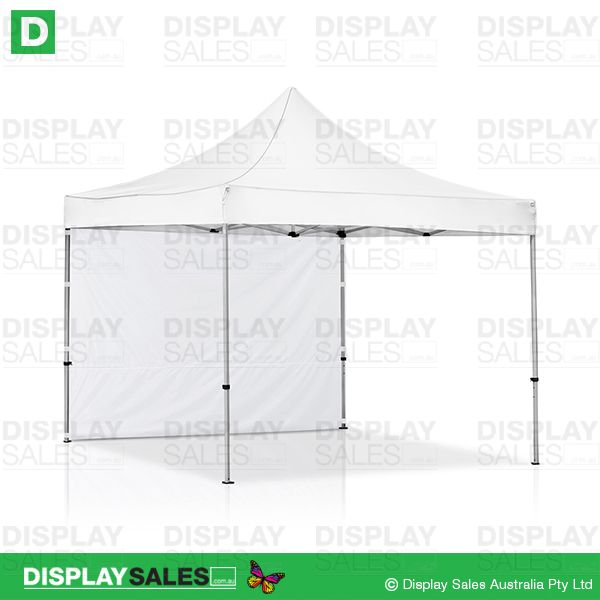 Folding Marquee - 3m x 3m System With White Roof + 1 Wall