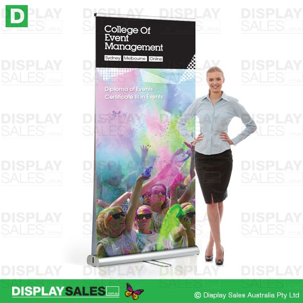 Classic Double Sided Pull Up Banner - 100cm Wide