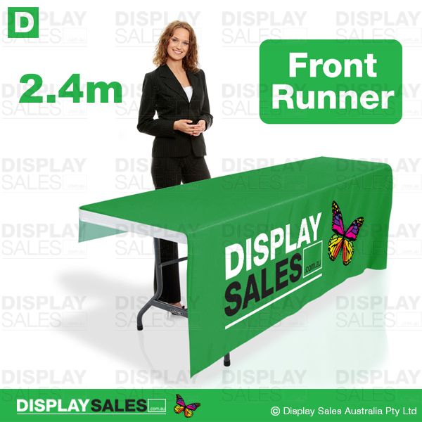 8ft Front Runner Table Cloth - Full Colour Printed (Custom Printed)
