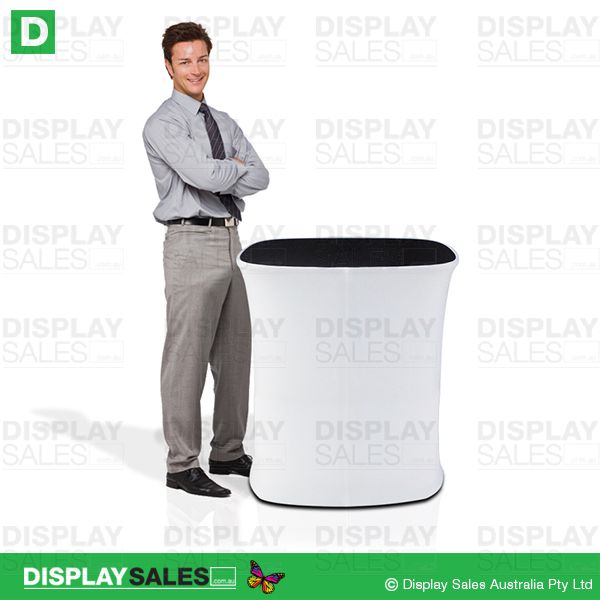 Waveline Promotion Table - Rectangle , Blank (No Print)
