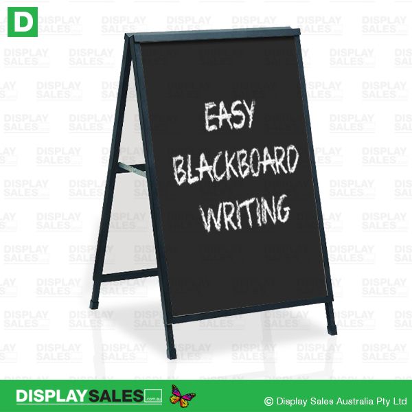 A-Frame Sign With Slide-in Blackboard Panels 600mm X 900mm - Uses Standard Chalk