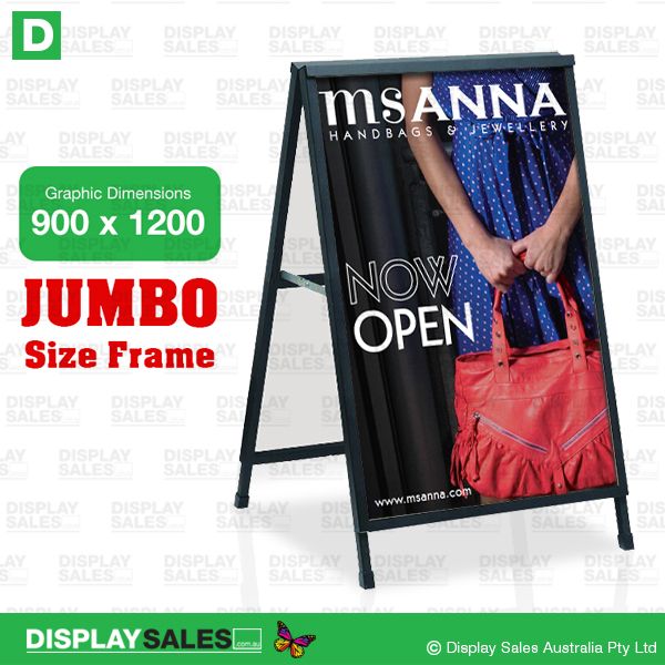 A-Frame Sign with Slide-in Graphic Panels 900mm X 1200mm
