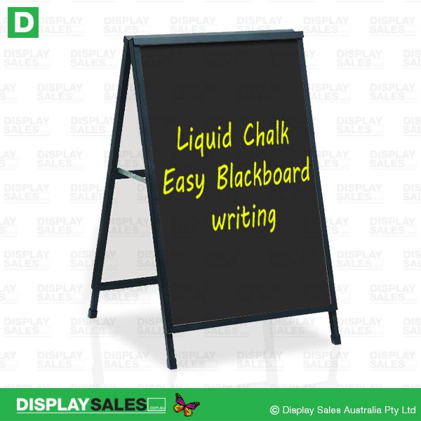 A-Frame Sign With Slide-in Blackboard Panels 600mm X 900mm - Uses Liquid Chalk