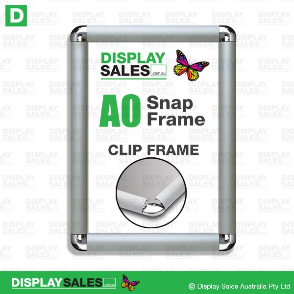A0 Poster Size Snap Frames (Clip Frame) - Round Corners