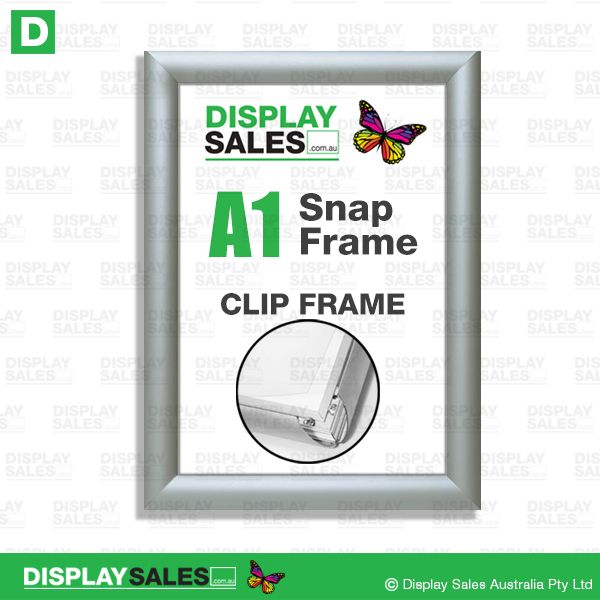 A1 Poster Size Snap Frames (Clip Frame) - Square Corners