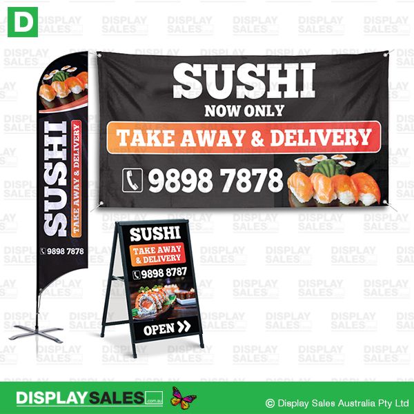 TAKE AWAY Sushi sign Package deal