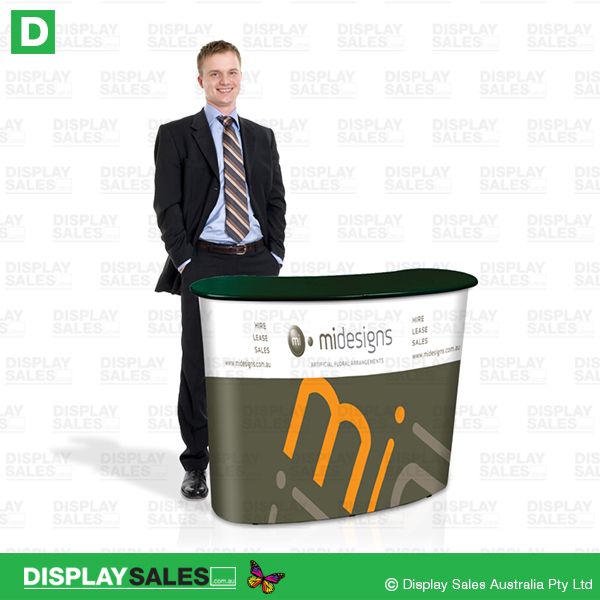 Promotion Table - Deluxe, Curved, Custom Printed