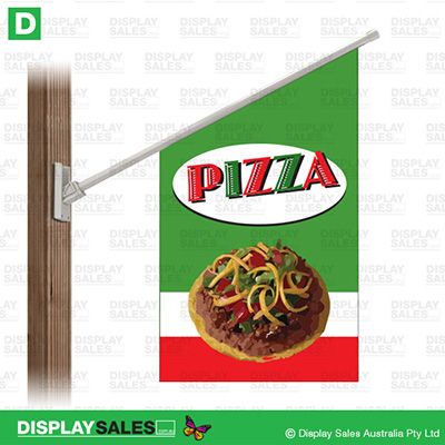 Point-sign flag -  "PIZZA"