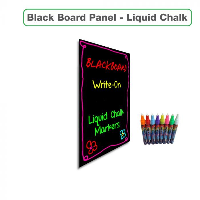 Blackboard Panel for Liquid Chalk (600mm x 900mm)