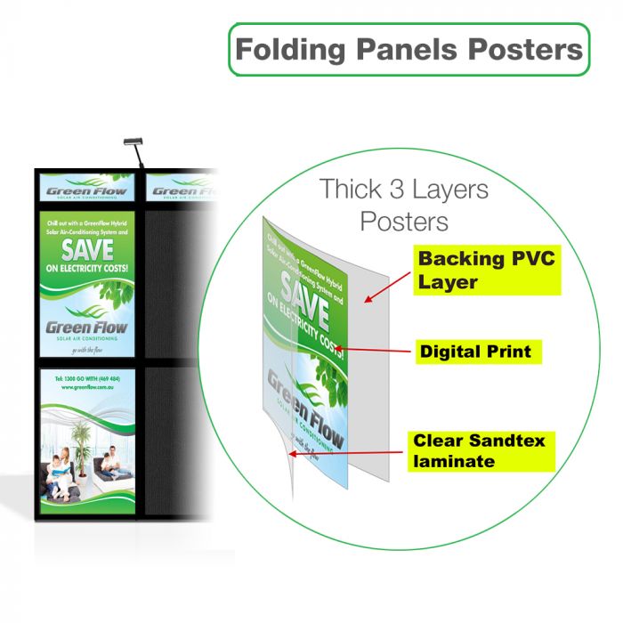 Folding Panels Displays - Printed Panels