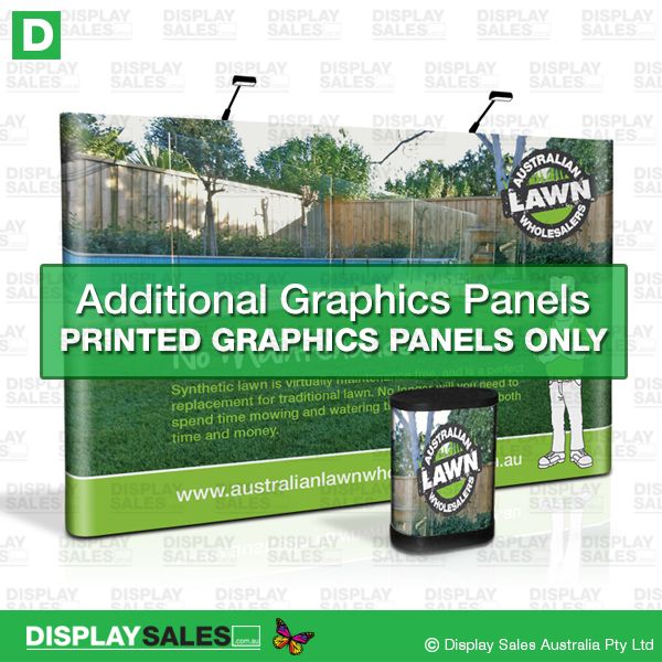 Replacement Graphics Panel For 10ft Straight Popup Display  (Panels only !)