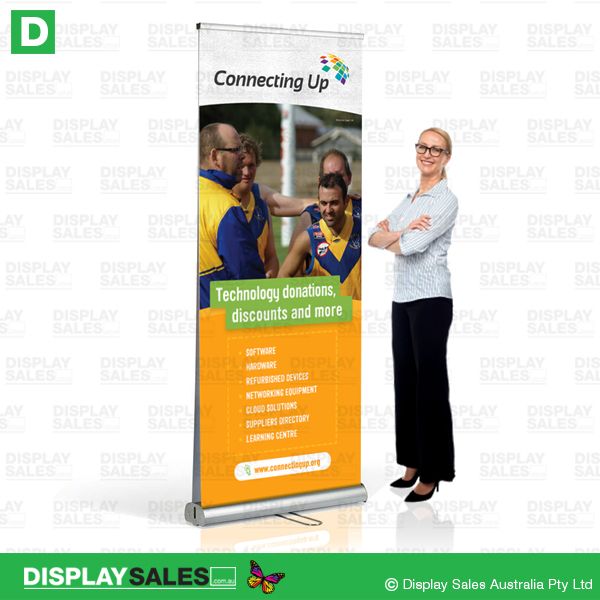 Classic Double Sided Pull Up Banner -  85cm Wide