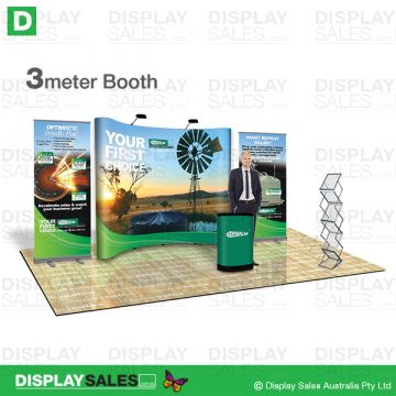 Exhibition Package Deal 33-01: 3 meter Wide Booth Solution